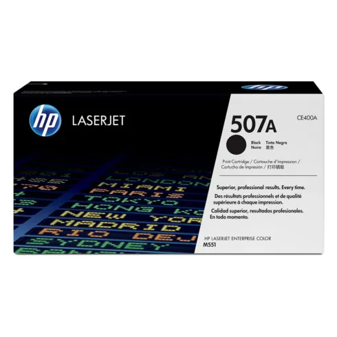 HP 507A Black Original LaserJet toner cartridge