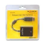 DeLOCK 61848 vaizdo kabelio adapteris, šoninis vaizdas su jungtimis