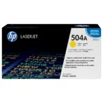 Tonerio kasetė HP 504A (CE252A), geltonos spalvos, vaizdas 2