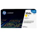 Tonerio kasetė HP 504A (CE252A), geltonos spalvos