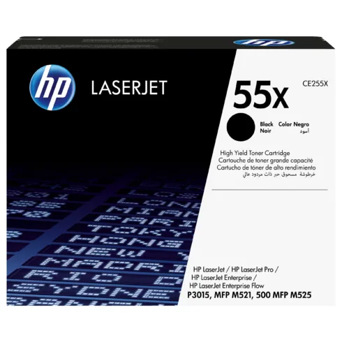Tonerio kasetė HP 55X High Yield (CE255X), juodos spalvos