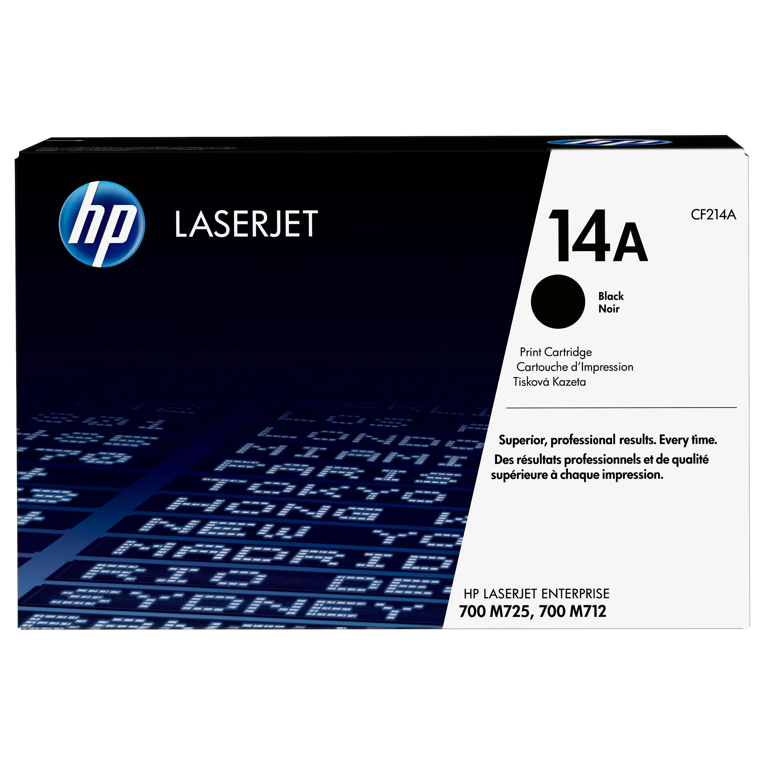 HP 14A Black Original LaserJet toner cartridge Tonerio kasetė HP 14A (CF214A), juodos spalvos