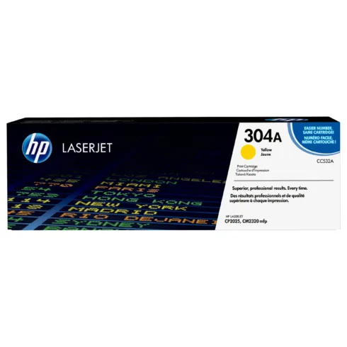HP 304A Yellow Original LaserJet toner cartridge