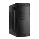Inter-Tech IT-5905, Midi Tower, juodas, ATX, micro ATX