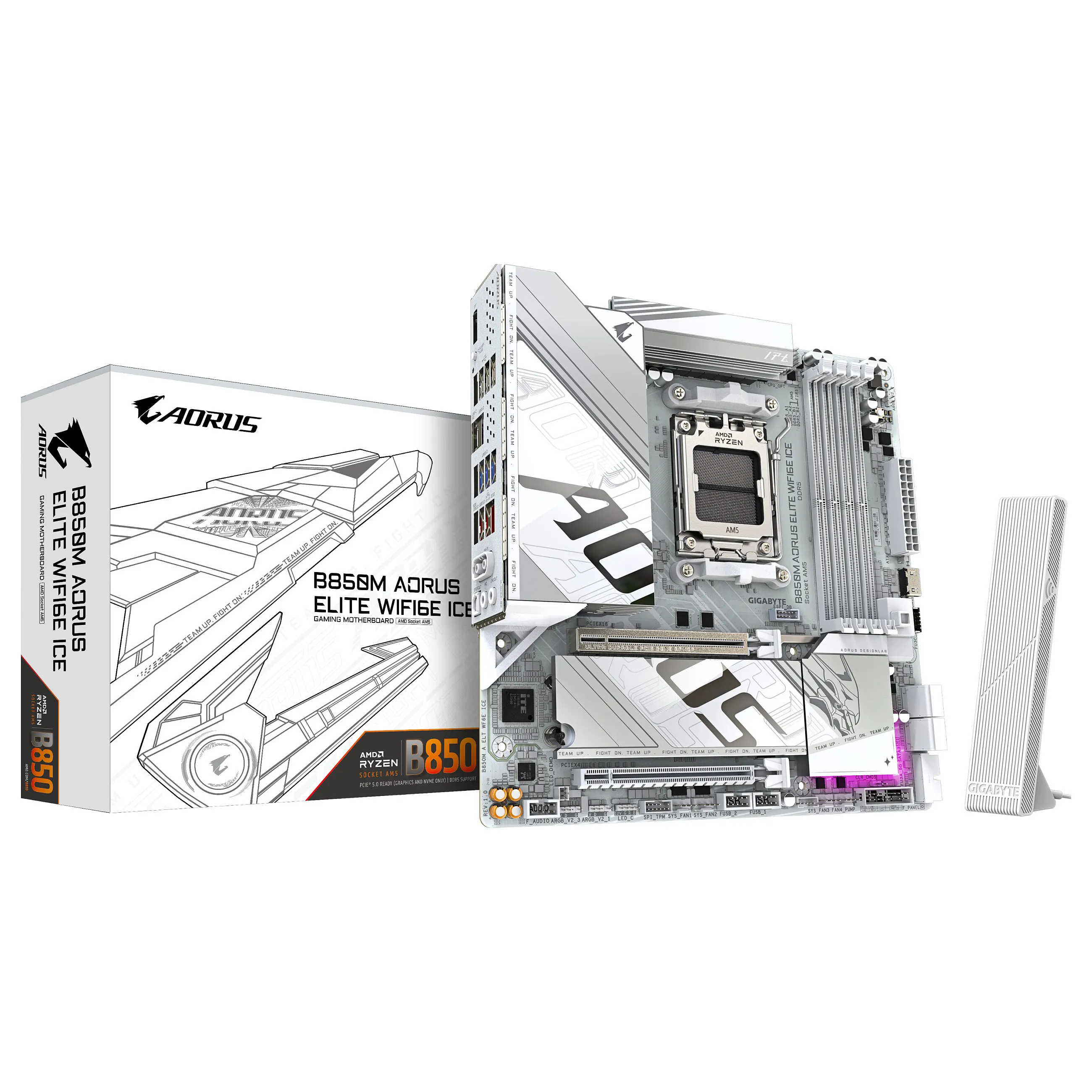 GIGABYTE B850M AORUS ELITE WIFI6E ICE GIGABYTE B850M AORUS ELITE WIFI6E ICE
