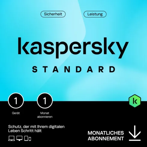 Kaspersky Standard - 1 Device, 1 Month - Subscription (ABO) - ESD-Download