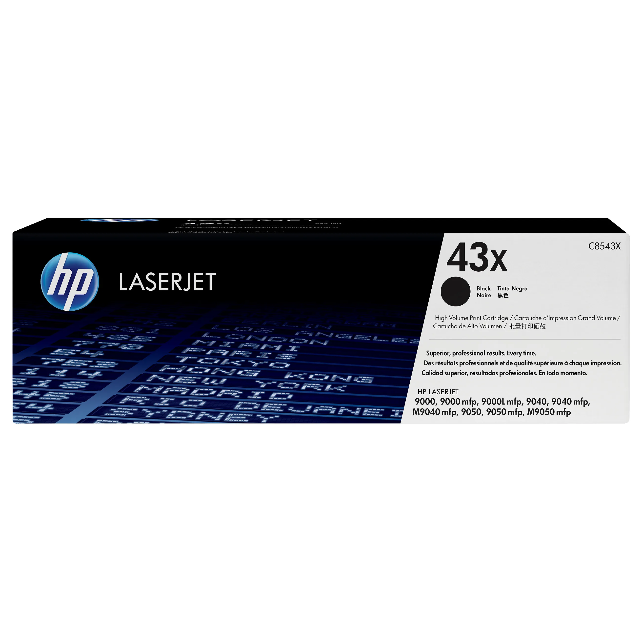 HP 43X High Yield Black Original LaserJet toner cartridge Tonerio kasetė HP 43X High Yield (C8543X), juodos spalvos