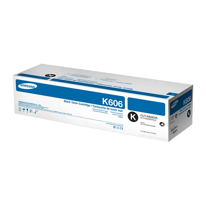 Samsung CLT-K6062S Black toner cartridge Tonerio kasetė Samsung CLT-K6062S (SS577A), juodos spalvos