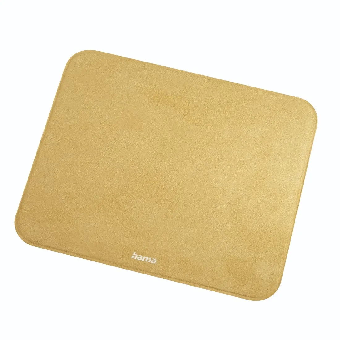 mobilux-00054168 Hama 00054168 Velvet Mouse Pad, Mustard Yellow