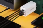 Hama 00125140 charger 100W GaN PD QC 2× USB-C 1× USB-A