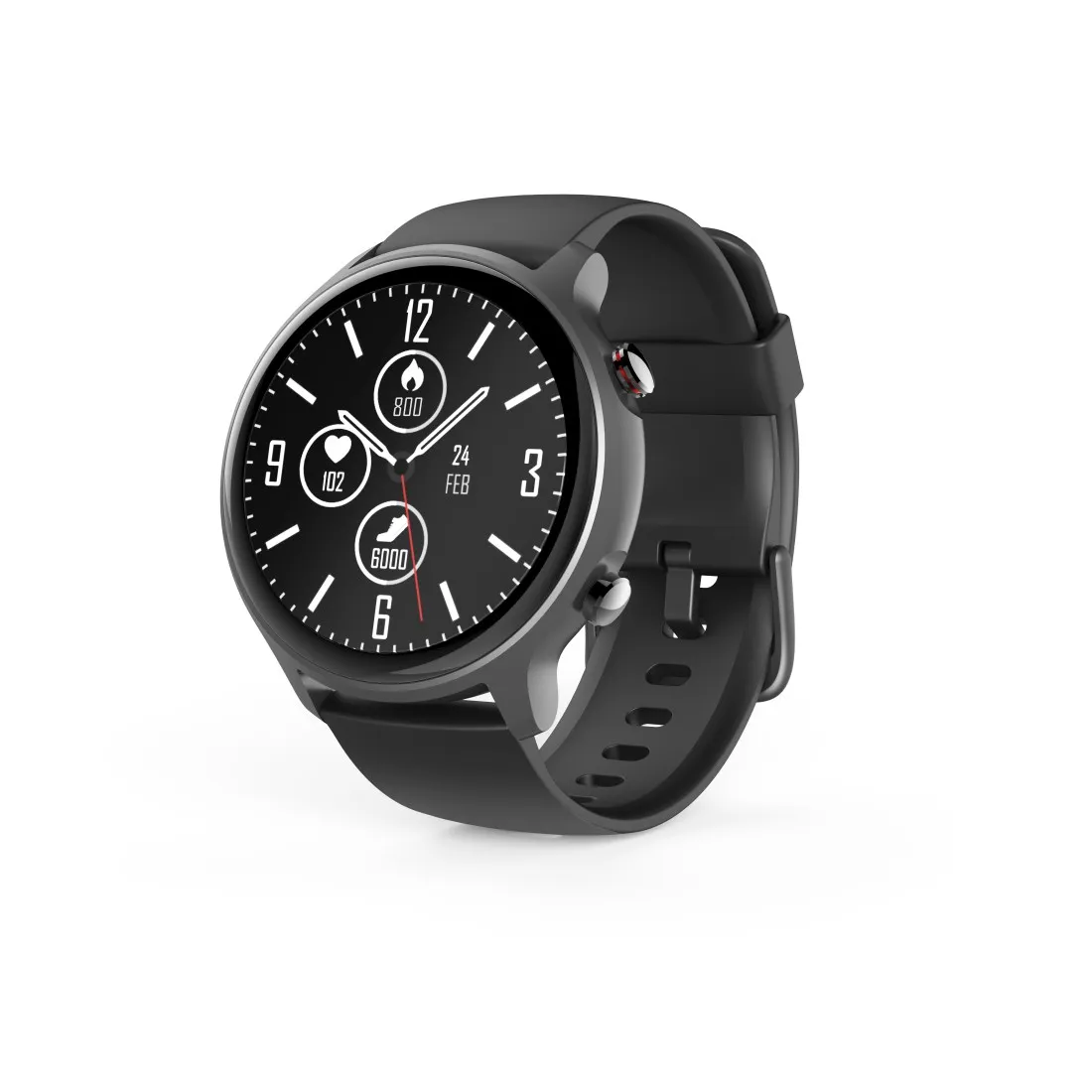 mobilux-00178610 Hama 00178610 Fit Watch 6910 Black/Dark Grey