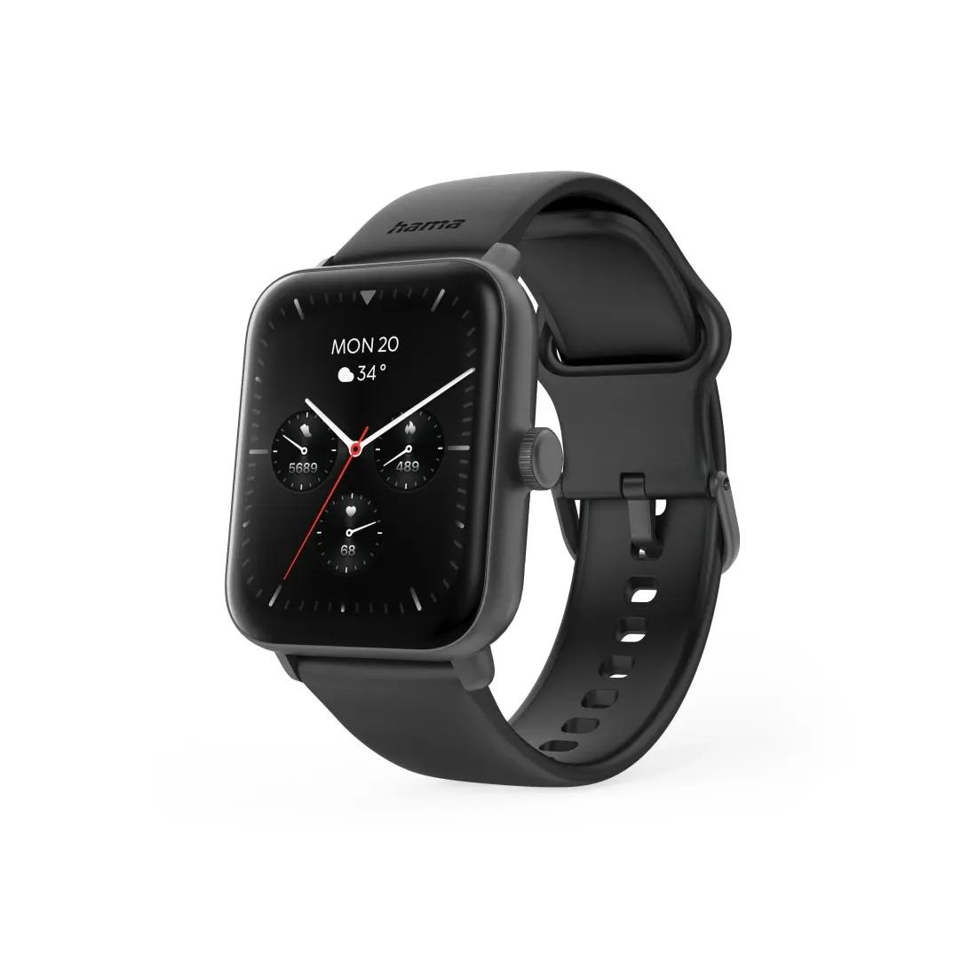 mobilux-00178619 Hama 00178619 Smartwatch 6010 Black