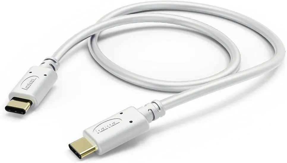 mobilux-00183328 Hama 00183328 Charging/Data Cable, USB Type-C – USB Type-C 1.5m White