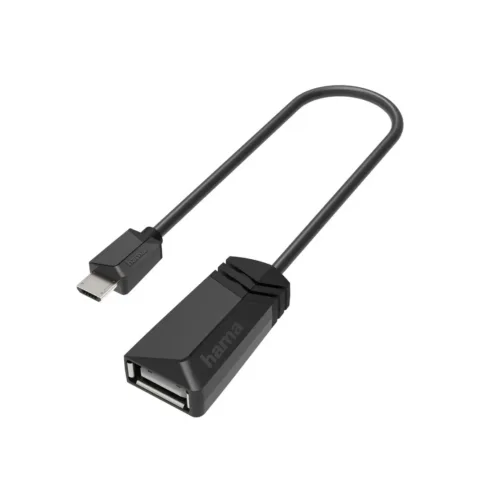 Hama 00200308 USB-OTG Adapter, Micro-USB Plug – USB Socket