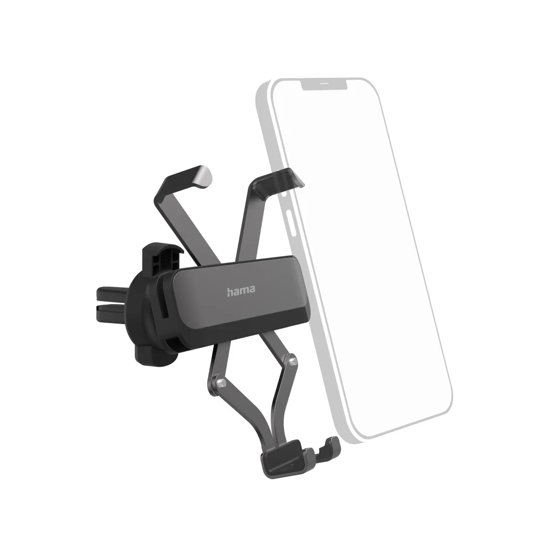 mobilux-00201511 Hama 00201511 Gravity Pro Car Mobile Phone Holder for Grating, Adjustable, Universal
