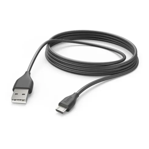 Hama 00201588 Charging Cable, USB-A – Micro-USB 3m black