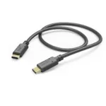 Hama 00201591 Charging Cable, USB-C – USB-C 1.5m black