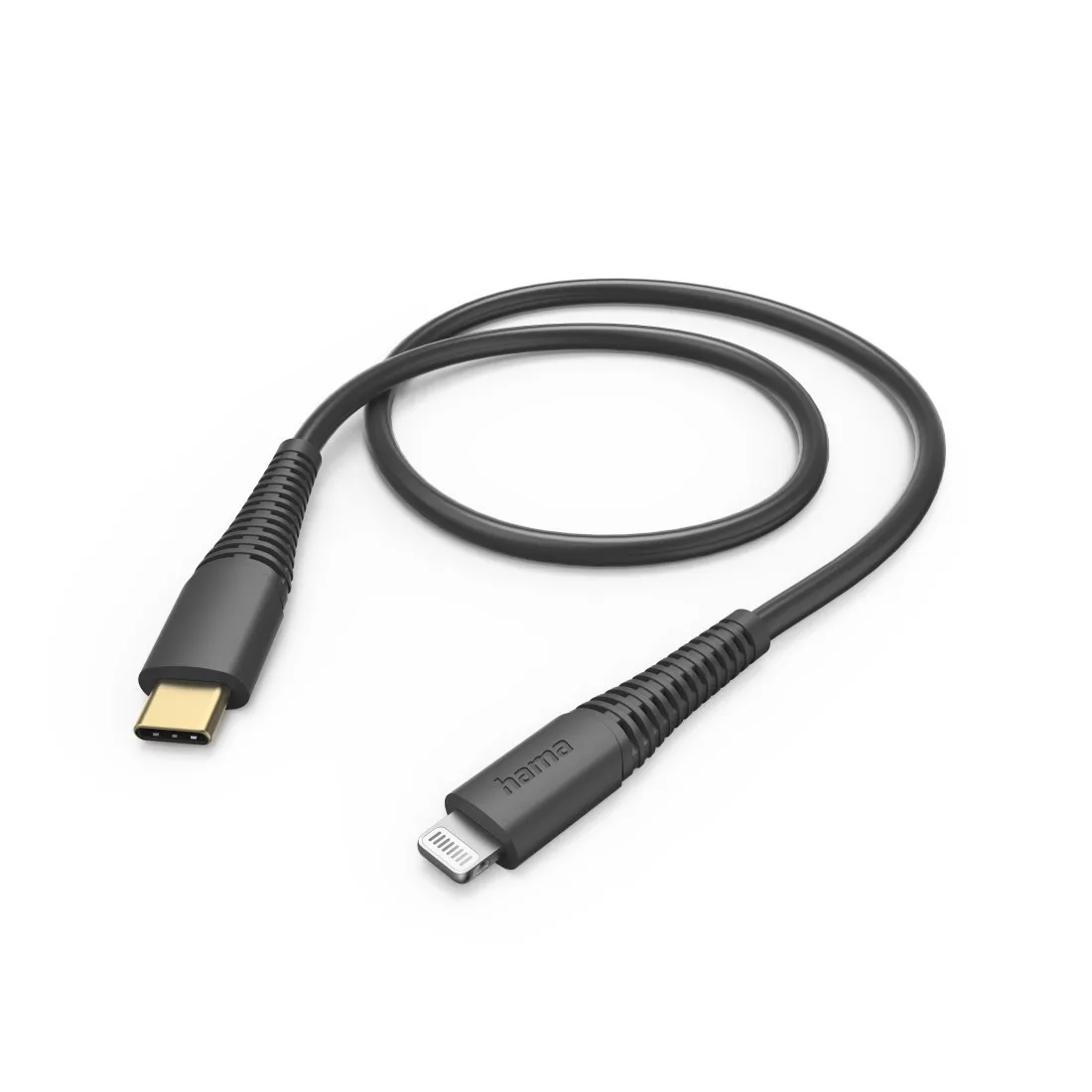 mobilux-00201602 Hama 00201602 Charging Cable, USB-C – Lightning 1.5m black