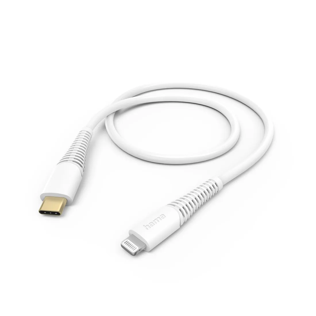 mobilux-00201603 Hama 00201603 Charging Cable, USB-C – Lightning 1.5m white