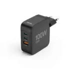 Hama 00201962 Entry Level 100W Wall Charger 2x USB-C 1x USB-A, Black