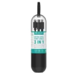 Devia Kintone Series 3In1 Tube, USB to Lightning, MicroUSB, Type-C, 1,2m, Black