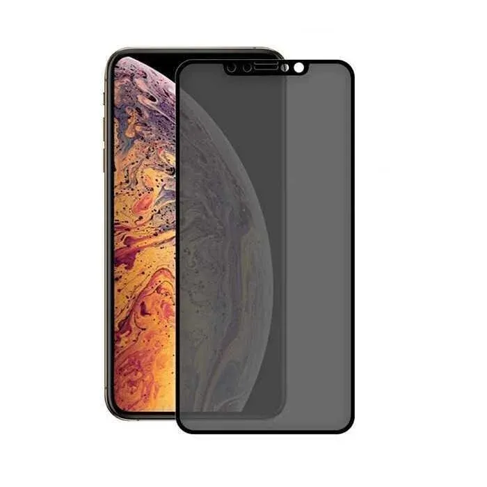 mobilux-102010432025 Devia Real Series 3D Full Screen Privacy Tempered Glass iPhone XS Max (6.5) black