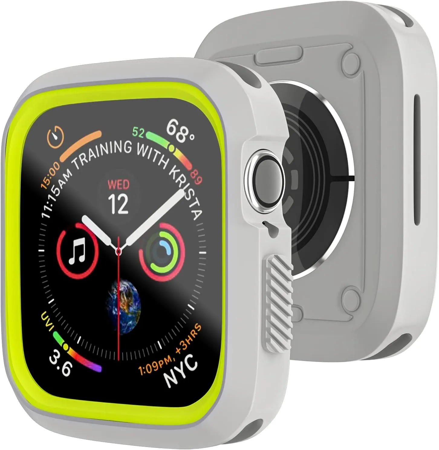 mobilux-102010472014 Devia Dazzle Series protective case (40mm) for Apple Watch silver yellow