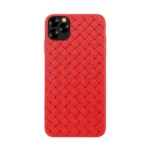 Devia Woven Pattern Design Soft Case iPhone 11 Pro red