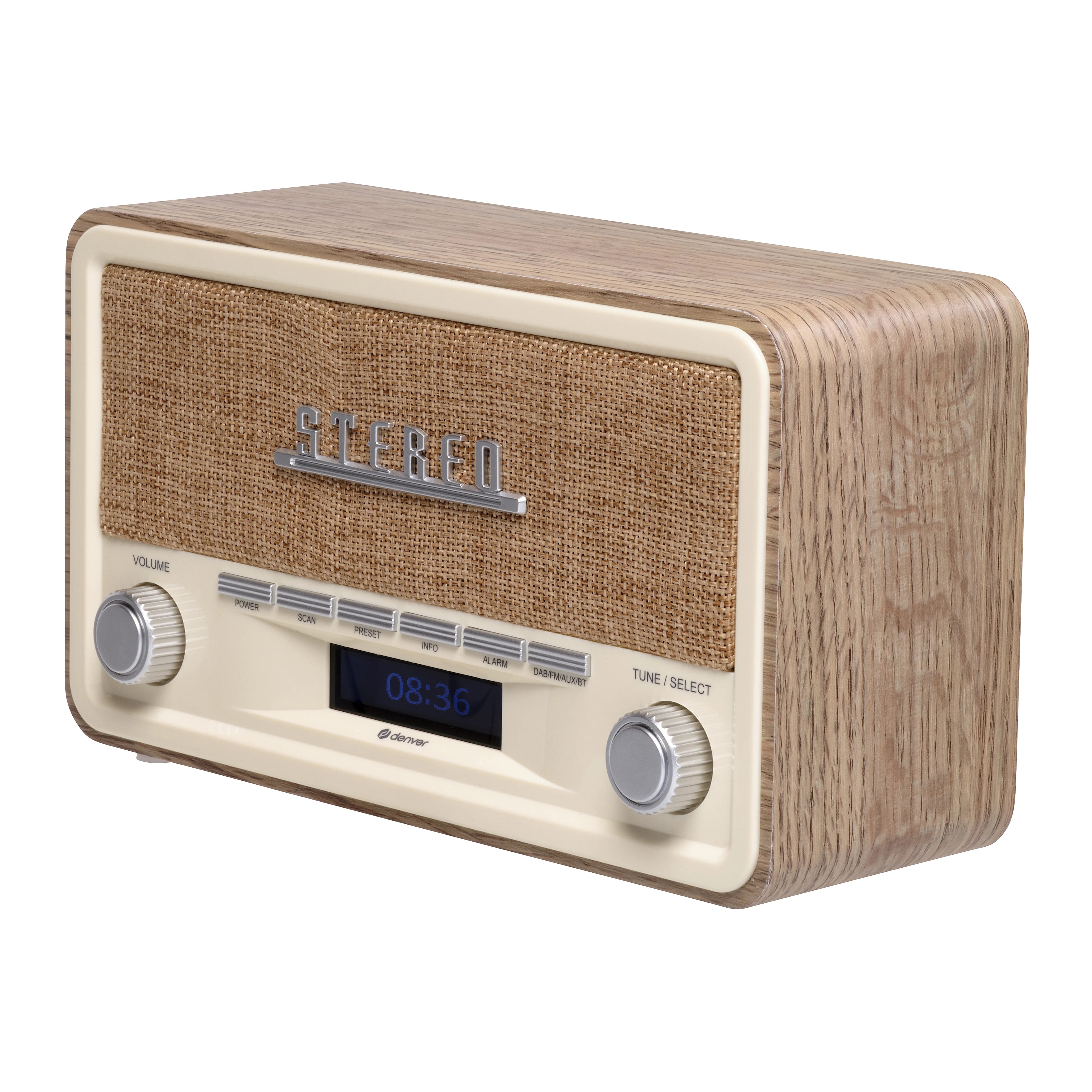 mobilux-111111000600 Denver DAB-18LW Lightwood