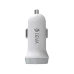 Devia Smart series car charger suit for Lightning (5V3.1A,2USB) white