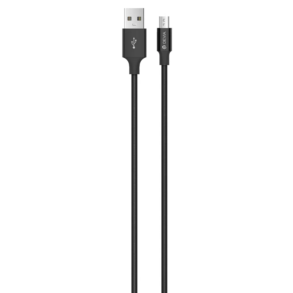 mobilux-120ec0460001 Devia Pheez Series Cable for Micro USB (5V 2.4A,1M) black