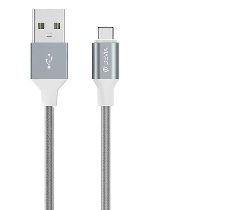 mobilux-120ec0460002 Devia Pheez Series Cable for Micro USB (5V 2.4A,1M) grey