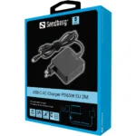 Sandberg 135-79 USB-C AC Charger PD65W EU 2M