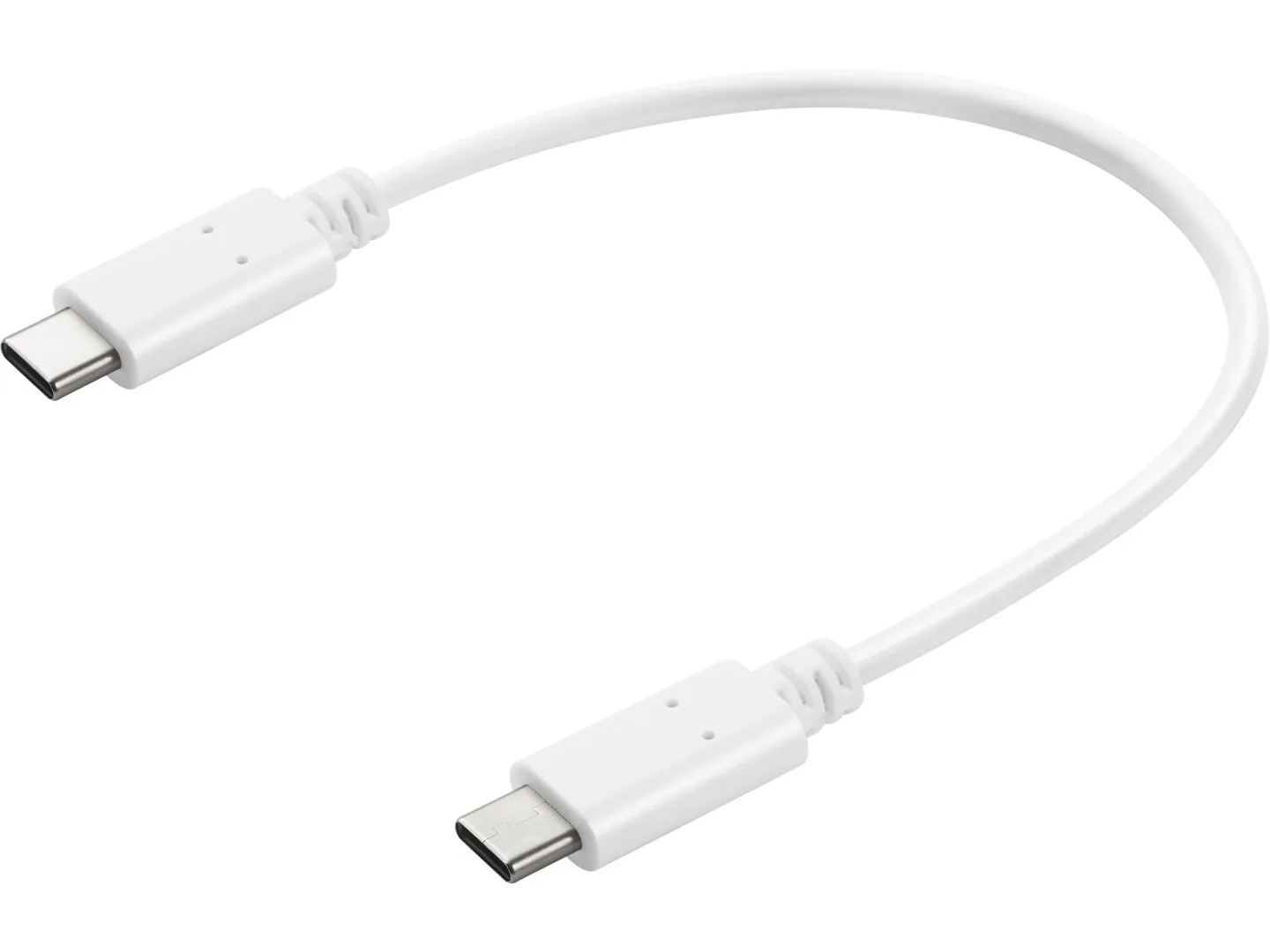 mobilux-136-30 Sandberg 136-30 USB-C to USB-C Charge Cable White, 0.2M