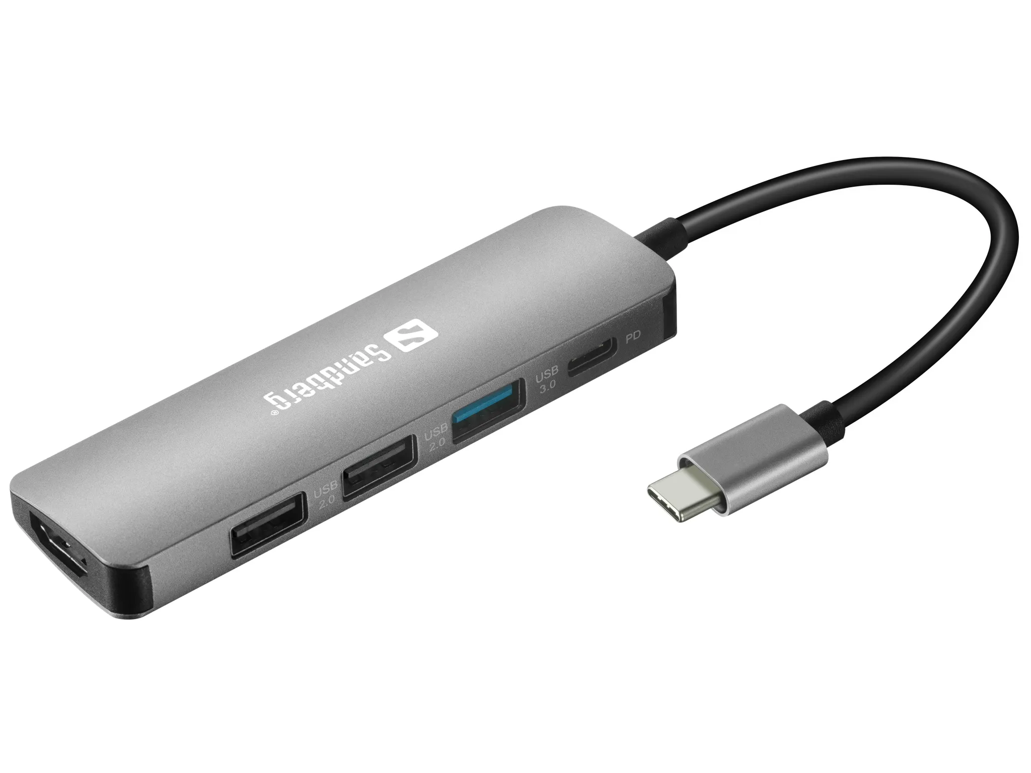 mobilux-136-32 Sandberg 136-32 USB-C Dock HDMI+3xUSB+PD 100W