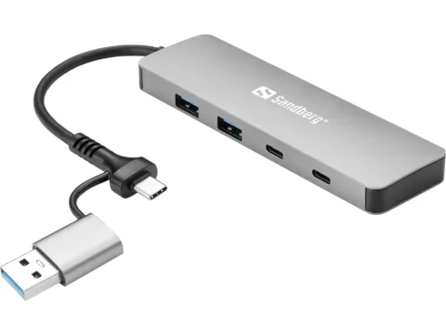 Sandberg 136-64 USB-C/A to 2xUSB-A+2xUSB-C Hub