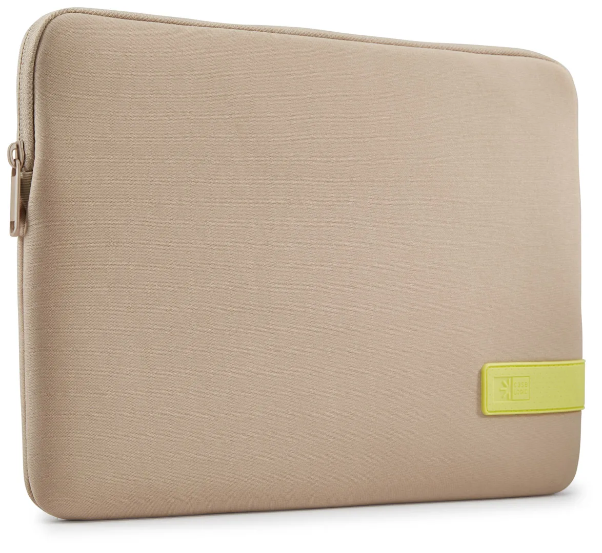 mobilux-3204699 Case Logic 4699 Reflect Laptop Sleeve 15,6 REFPC-116 Plaza Taupe/Sun-Lime