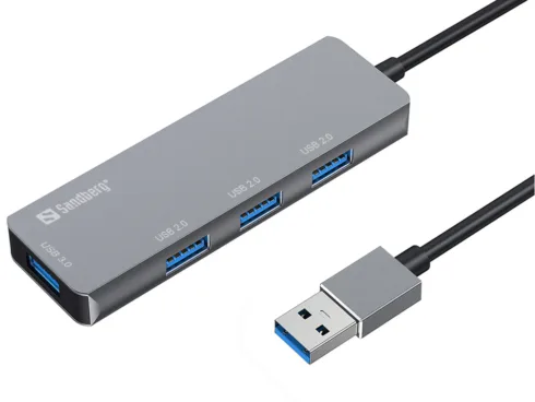 Sandberg 333-67 USB-A Hub 1xUSB3.0+3×2.0 SAVER