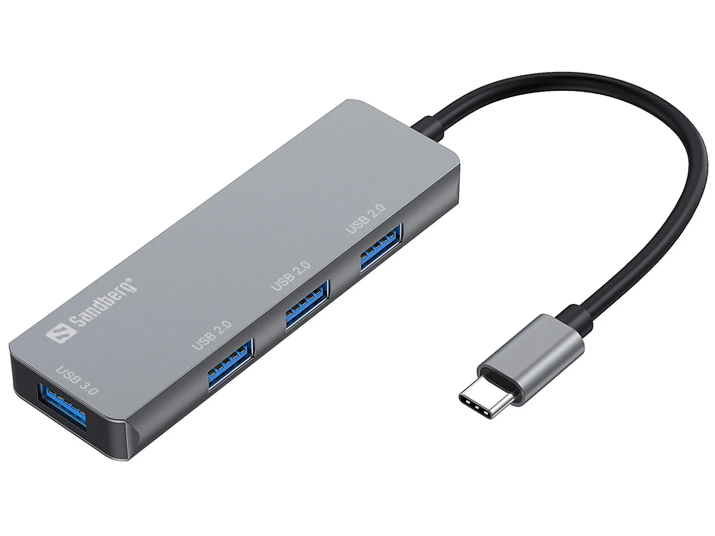 mobilux-336-32 Sandberg 336-32 USB-C Hub 1xUSB3.0+3×2.0 Saver