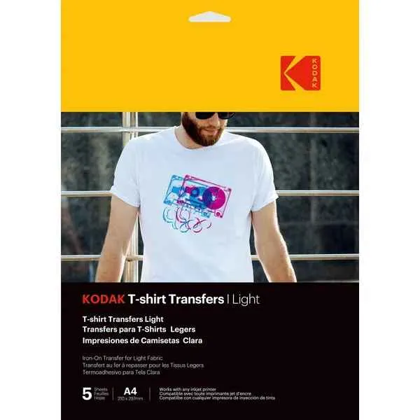 mobilux-3510560 Kodak T-Shirt Transfers Light 5pcs (3510560)