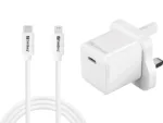 Sandberg 441-64 USB-C 20W Charger UK+Lightning, Incl. 1m USB-C> Lighting cable