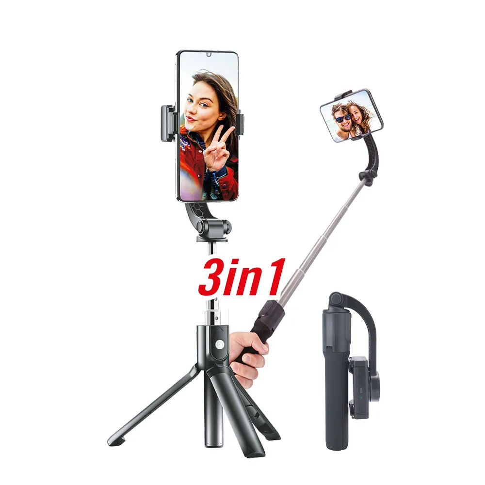 mobilux-55239 GoXtreme GS1 Foldable Gimbal For Smartphones and Action Cams 55239