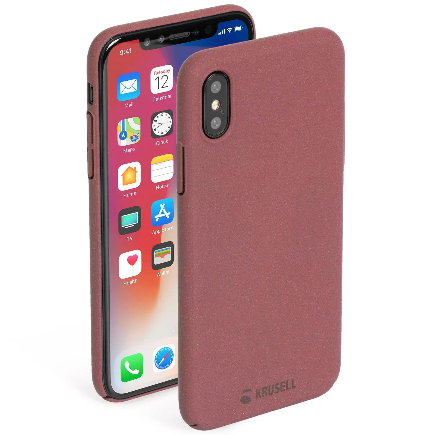 mobilux-61093-3 Krusell Sandby Cover Apple iPhone X/XS rust (61093)