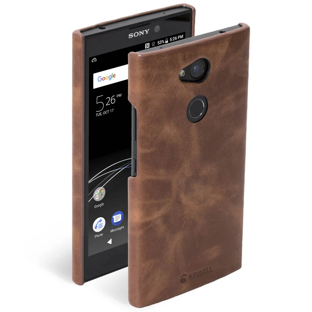 mobilux-61243 Krusell Sunne Cover Sony Xperia L2 vintage cognac