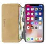 Krusell Broby 4 Card SlimWallet Apple iPhone XS cognac