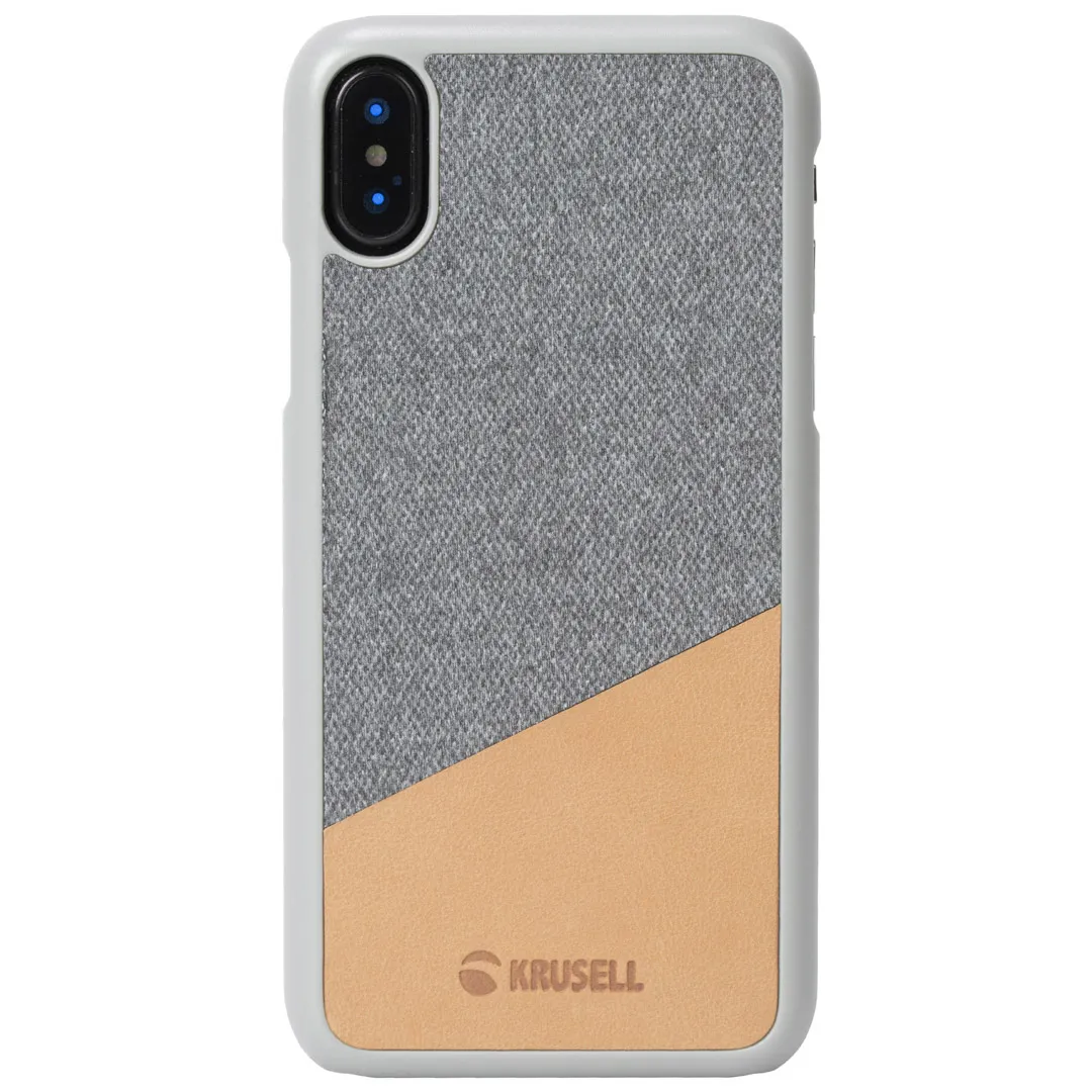 mobilux-61439 Krusell Tanum Cover Apple iPhone XS nude