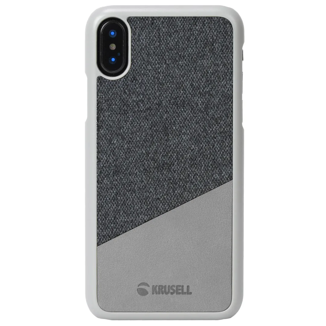 mobilux-61440 Krusell Tanum Cover Apple iPhone XS grey