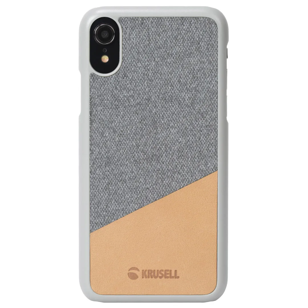 mobilux-61469 Krusell Tanum Cover Apple iPhone XR nude