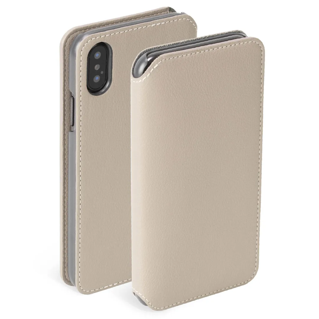 mobilux-61490 Krusell Pixbo 4 Card SlimWallet Apple iPhone XS Max beige