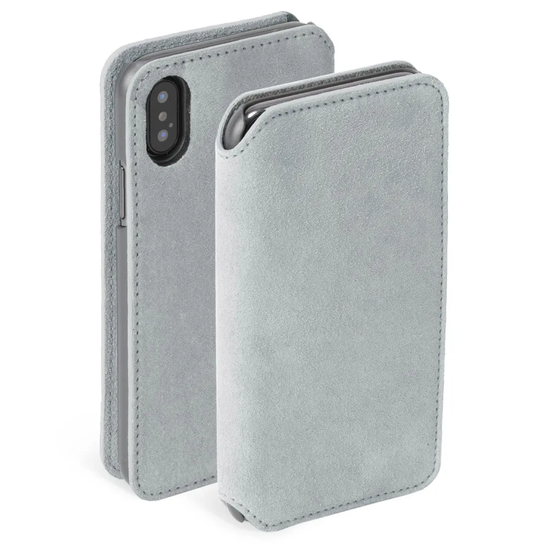mobilux-61491 Krusell Broby 4 Card SlimWallet Apple iPhone XS Max light grey